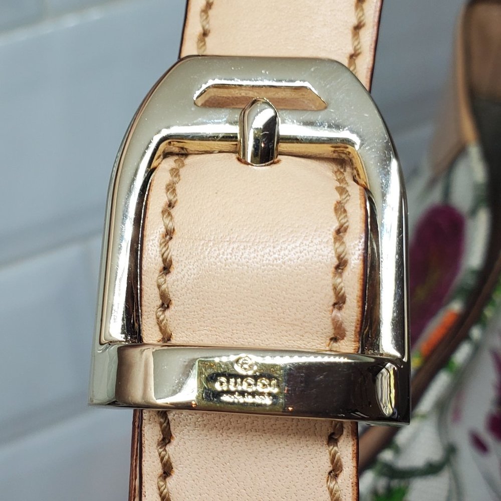 Gucci Flora Hasler Horsebit Hobo - Picture 7 of 16